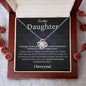 What You're Made of Daughter | Love Knot Necklace