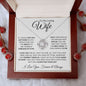 To My Loving Wife | Love Knot Necklace