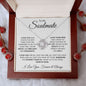 To My Soulmate, I Love You | Love Knot Necklace