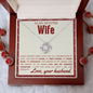 To My Devoted Wife | Love Knot Necklace