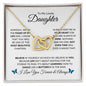 Dance Like a Butterfly Daughter | Interlocking Hearts Necklace