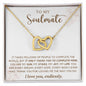 I Love You Endlessly Soulmate | Interlocking Hearts Necklace