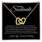 The Best Thing | Interlocking Hearts Soulmate Necklace