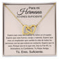 Para Mi Hermana | Collar de corazones entrelazados, Dia de las Madres, Collar, Regalo para Mama, Regalo personalizado, Hermana, Mothers day Gift