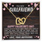Loving You is a Dream Girlfriend | Interlocking Hearts Necklace