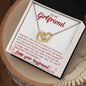 No Amount of Time Girlfriend | Interlocking Hearts Necklace