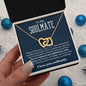 When I Hold You Soulmate | Interlocking Hearts Necklace