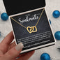 I Adore You Soulmate | Interlocking Hearts Necklace
