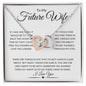 Future Wife | Turn Back Time Interlocking Hearts White Card