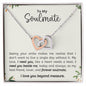 I Love You Beyond Measure | Soulmate Interlocking Hearts Necklace