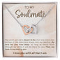 My Oath to You Soulmate | Interlocking Hearts Necklace