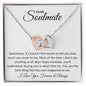 I Love You Forever and Always | Interlocking Hearts Necklace White Card