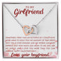 No Amount of Time Girlfriend | Interlocking Hearts Necklace