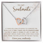 I Love You Endlessly Soulmate | Interlocking Hearts Necklace