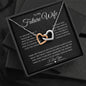 Future Wife | Turn Back Time Interlocking Hearts Black Card