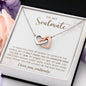 I Love You Endlessly Soulmate | Interlocking Hearts Necklace