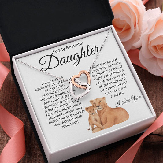 Beautiful Daughter | Interlocking Hearts Necklace