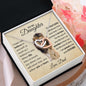 Believe in Yourself Daughter | Interlocking Hearts Necklace