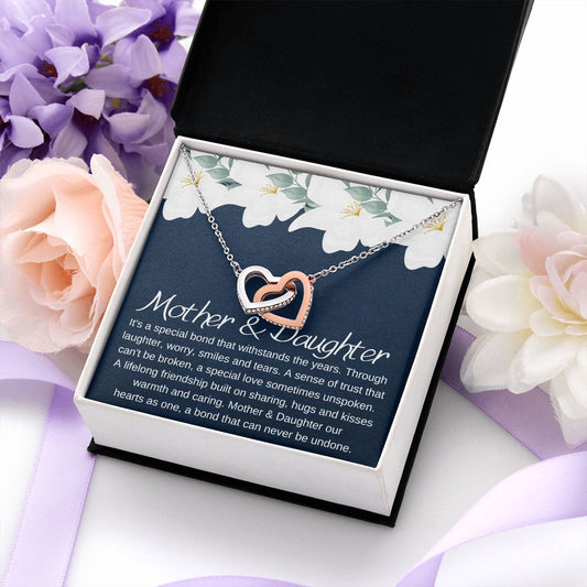 Mother & Daughter Special Bond | Interlocking Hearts Necklace
