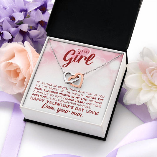 To My Girl | Interlocking Hearts Necklace