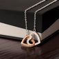 I Will Always Be There | Interlocking Hearts Necklace