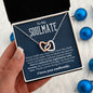 When I Hold You Soulmate | Interlocking Hearts Necklace