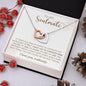 I Love You Endlessly Soulmate | Interlocking Hearts Necklace
