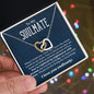 When I Hold You Soulmate | Interlocking Hearts Necklace