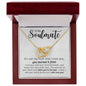 You Started it First | Soulmate Interlocking Hearts Necklace