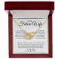 Future Wife | Turn Back Time Interlocking Hearts White Card