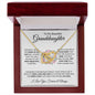 Beautiful Granddaughter | Interlocking Hearts Necklace