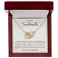 I Love You Endlessly Soulmate | Interlocking Hearts Necklace