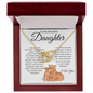 Beautiful Daughter | Interlocking Hearts Necklace