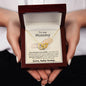 To My Mommy Your Heartbeat | Interlocking Hearts Necklace