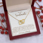 I Love You Endlessly Soulmate | Interlocking Hearts Necklace