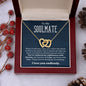 When I Hold You Soulmate | Interlocking Hearts Necklace