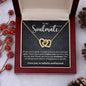 I Adore You Soulmate | Interlocking Hearts Necklace
