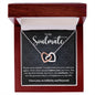 I Adore You Soulmate | Interlocking Hearts Necklace
