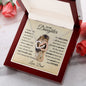 Right Beside You | Daughter Interlocking Hearts Necklace Love Dad
