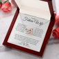 Future Wife | Turn Back Time Interlocking Hearts White Card