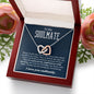 When I Hold You Soulmate | Interlocking Hearts Necklace