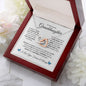 To My Lovely Granddaughter | Interlocking Hearts Necklace
