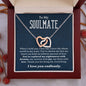When I Hold You Soulmate | Interlocking Hearts Necklace