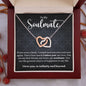 I Adore You Soulmate | Interlocking Hearts Necklace