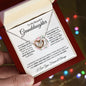 Beautiful Granddaughter | Interlocking Hearts Necklace
