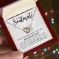 You Started it First | Soulmate Interlocking Hearts Necklace