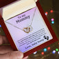 To My Mommy Love, baby Bump | Interlocking Hearts Necklace