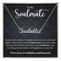 I Adore You Soulmate | Custom Name Necklace
