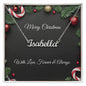 Merry Christmas | Custom Name Necklace