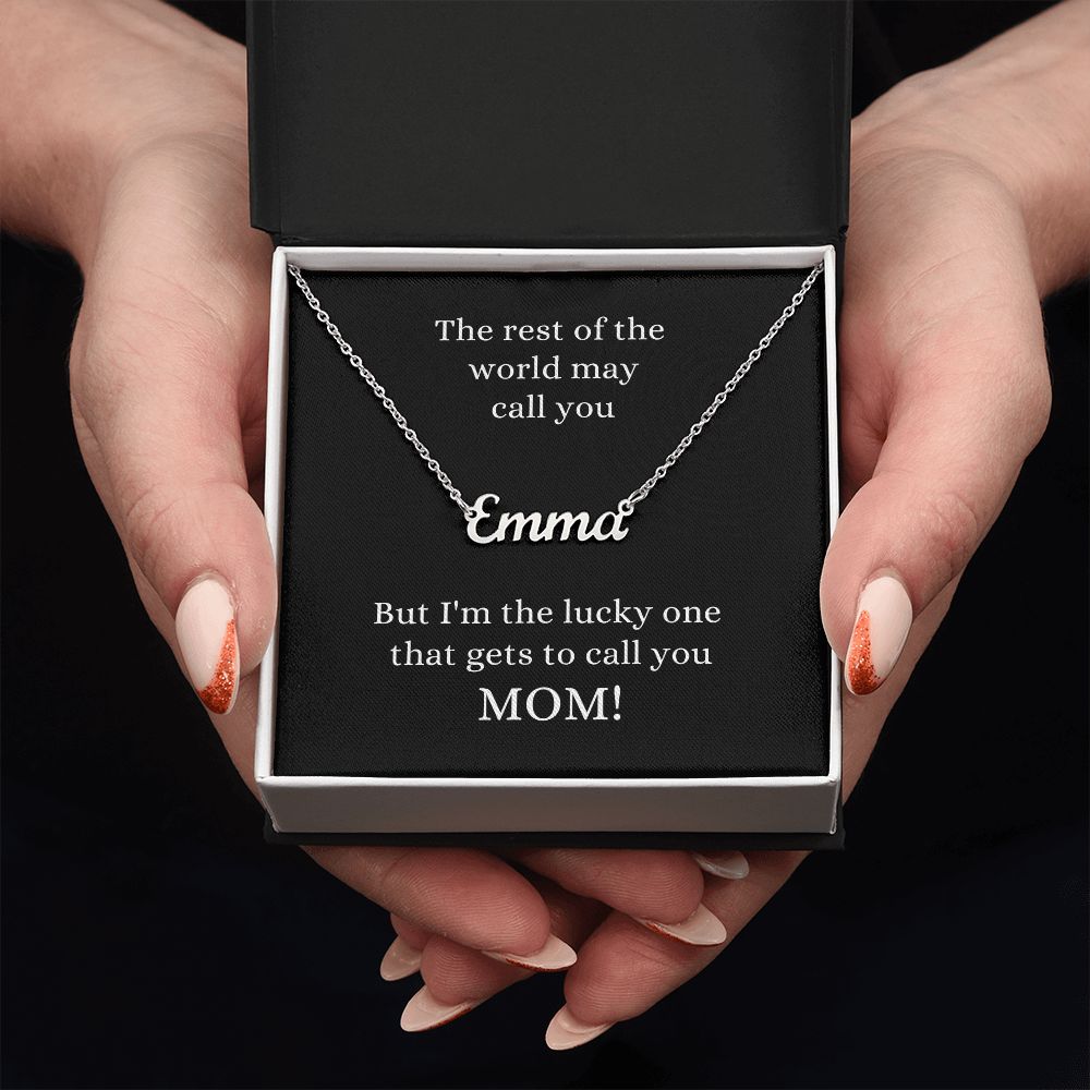 I'm the Lucky One | Custom Name Necklace